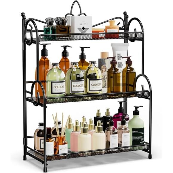 Bathroom Organizer Countertop 3 Tier Spice Rack Organizer, Counter Organization - Picture 1 of 7